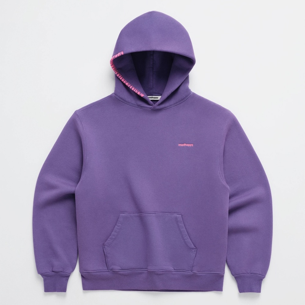 Madhappy Purple Classic Fleece Hoodie Sweatshirt